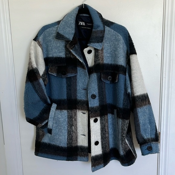 Zara Plaid Shacket - Picture 5 of 5